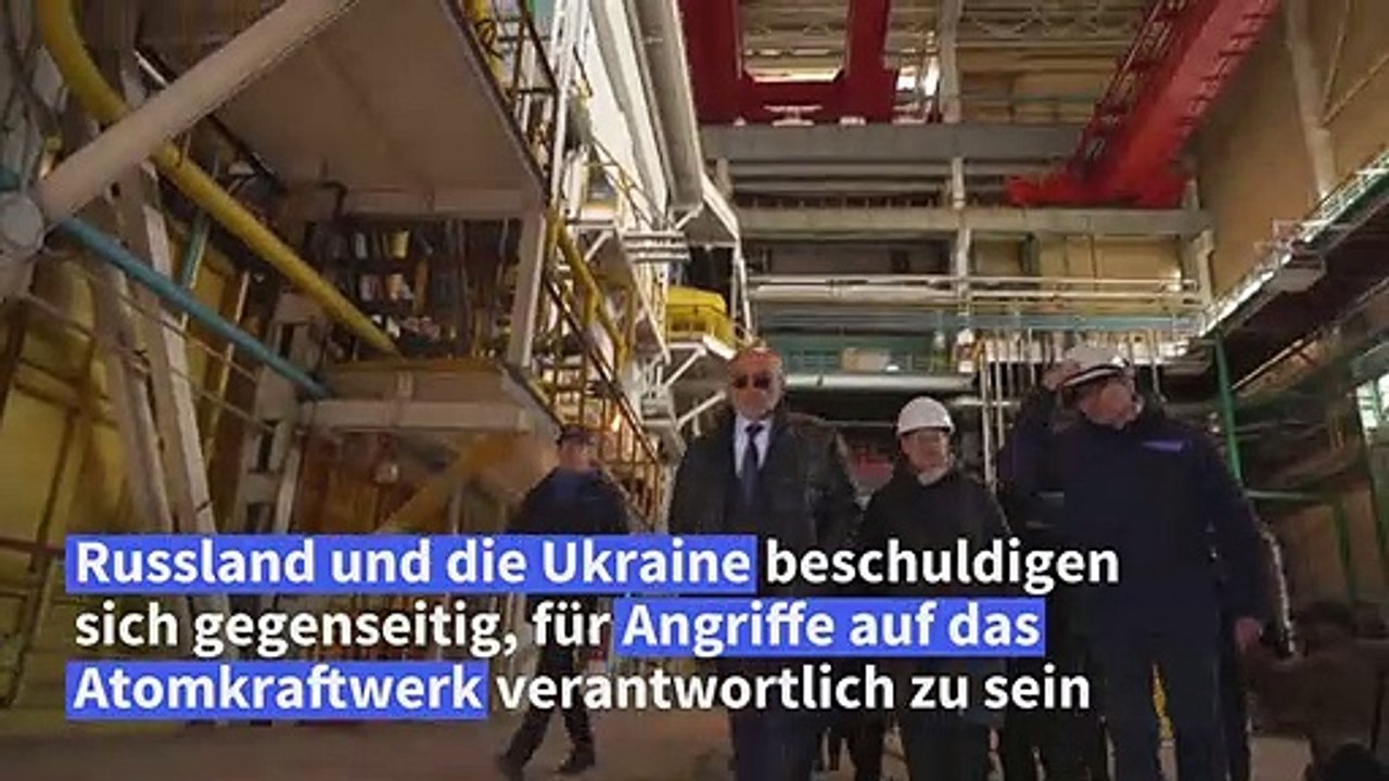 IAEA-Chef Grossi warnt in Saporischschja vor 'Katastrophe'