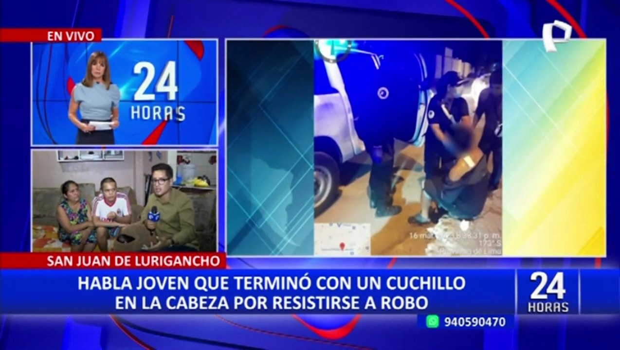 San Juan de Lurigancho: joven termina con cuchi...