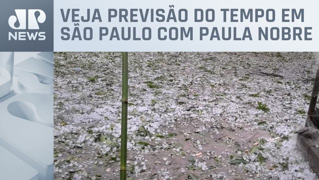 Temporais, rajadas de vento e granizo em São Paulo nesta quinta (30)