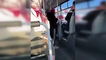 Otobüsü birbirine kattılar.. Seni Çatalca’da yolacağım kınalı kafa!