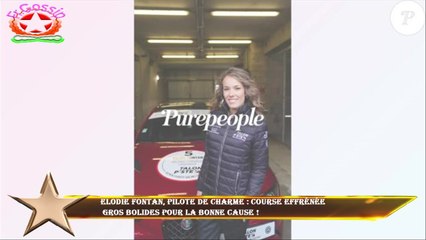 Elodie Fontan, pilote de charme : course effrénée  gros bolides pour la bonne cause !