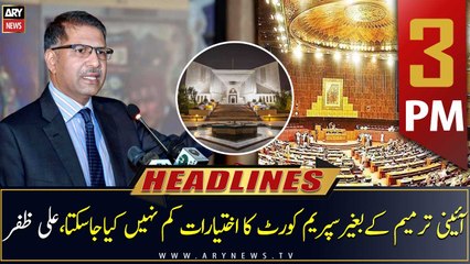 ARY News Prime Time Headlines | 3 PM | 30th March 2023