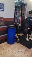 Firefighters Rescue 16 Softball Players Stuck in Hotel Elevator