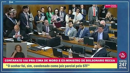 CONFIRA: SENADOR CONTARATO VAI PRA CIMA DE MORO E O EX-MINISTRO DE BOLSONARO RECUA | Cortes 247