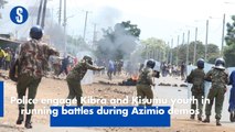Police engage Kibra and Kisumu youths in running battles during Azimio demos