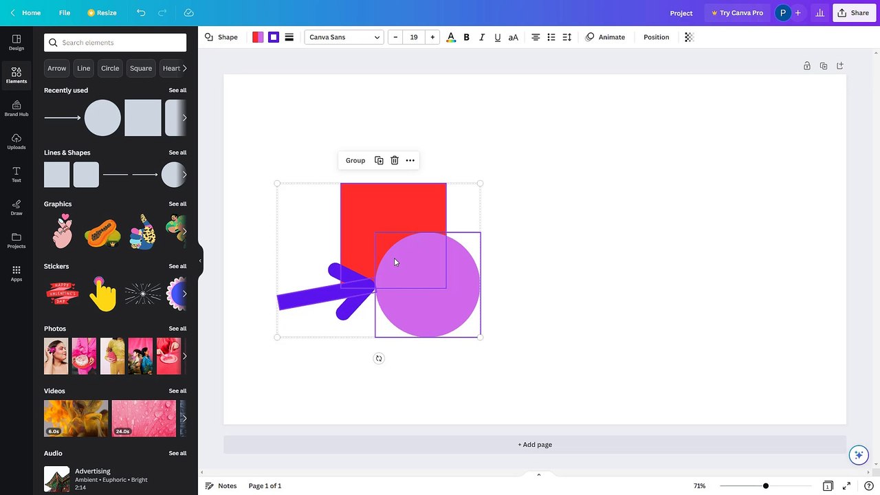 Canva Course Section 20 Layer Grouping and Ungrouping video Dailymotion