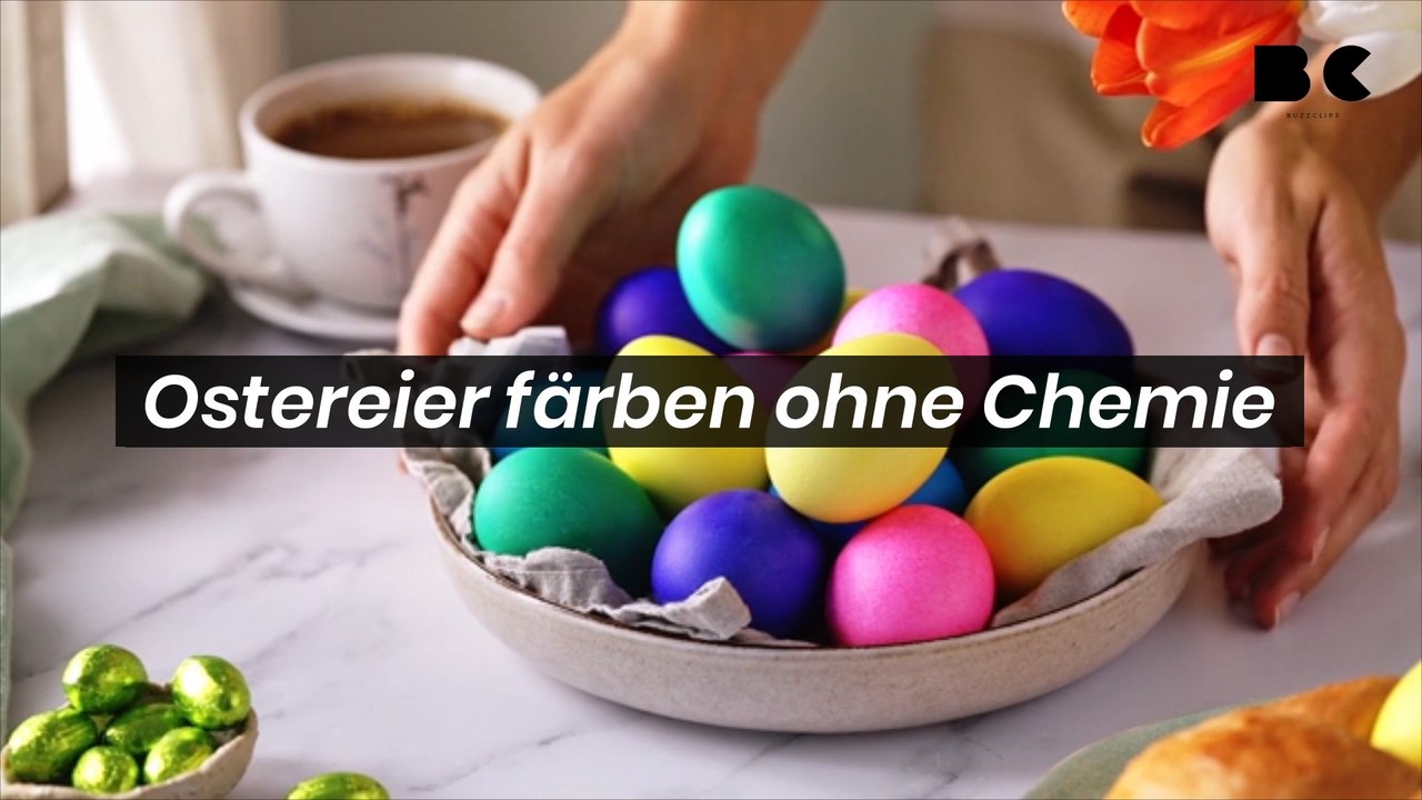 Ostereier färben ohne chemie - geht das?