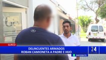 Surco: encañonan a conductor y le roban su camioneta