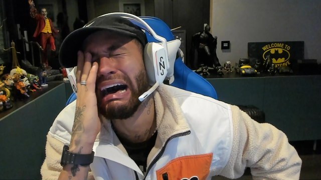 La réaction de Neymar après avoir perdu un million d'euros en jouant à la roulette en ligne