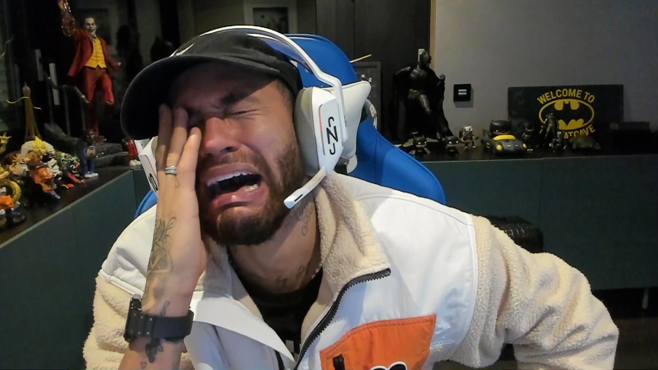 La réaction de Neymar après avoir perdu un million d'euros en jouant à la roulette en ligne