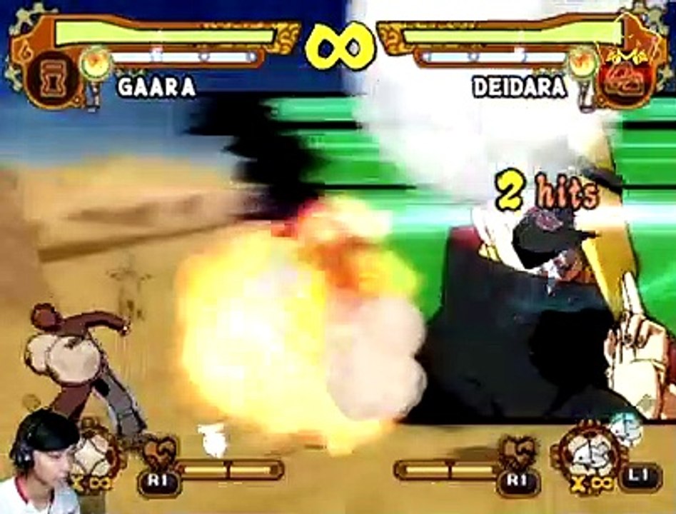Gaara vs Deidara