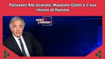 Palinsesti RAI stravolti, Massimo Giletti e il suo ritorno di fiamma