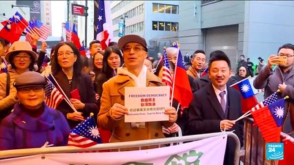 Taiwan president in US for visit that has China threatening reprisal