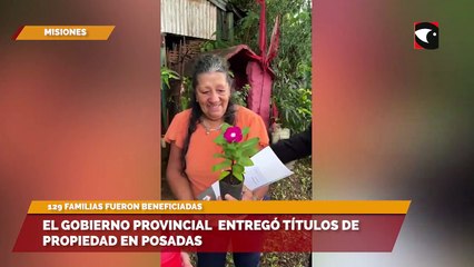 Posadas: el Gobierno de Misiones entregó títulos de propiedad a 129 familias