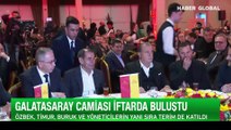 Galatasaray camiası, iftarda buluştu... Davetlilerden Dursun Özbek, Okan Buruk ve Fatih Terim'e yoğun ilgi