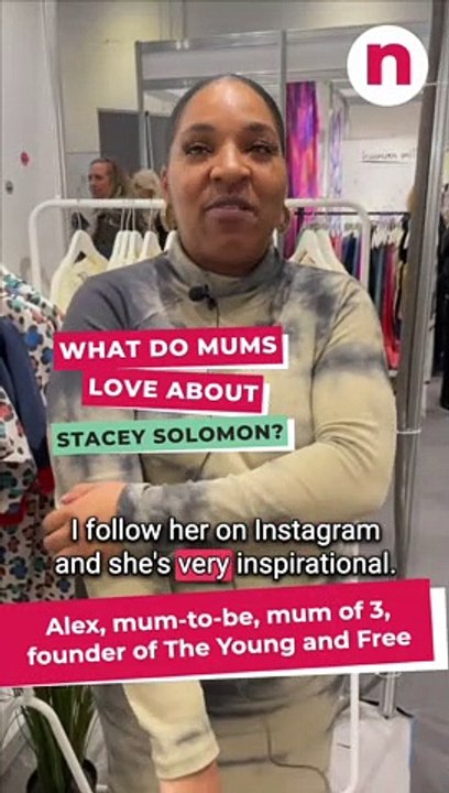 What do mum's love about Stacey Solomon?