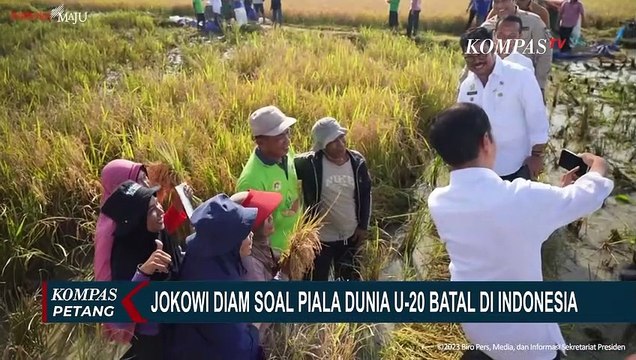 Jokowi Diam Ditanya soal Keputusan FIFA Batalkan Indonesia Jadi Tuan Rumah Piala Dunia U-20