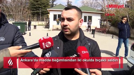 Madde bağımlısından iki okulda bıçaklı saldırı: 1 ölü, 5 yaralı