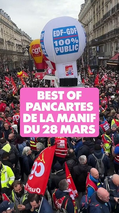 News : Best of des pancartes de la manif du 28 mars