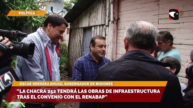 Dotarán de obras de infraestructura a la chacra 252 de Posadas a través del convenio con el RENABAP