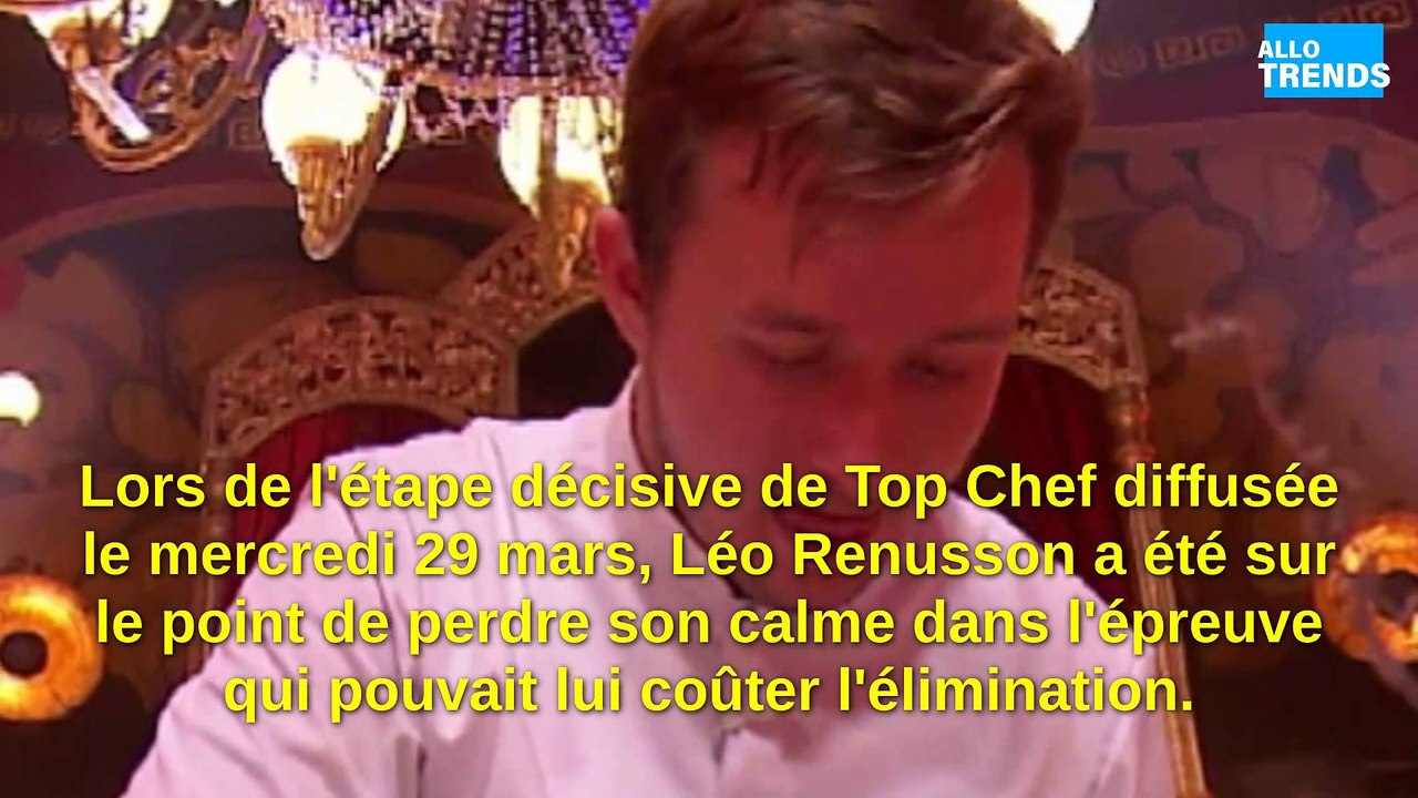Pourquoi Léo Renusson a-t-il craqué dans l'émission Top Chef ? Ses explications.