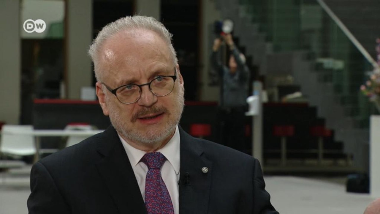 Lettlands Präsident im DW-Interview zum Ukraine-Krieg