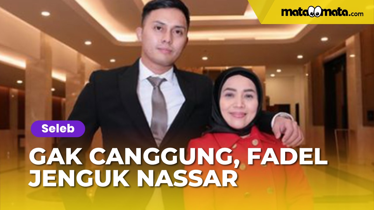 Gak Canggung, Fadel Islami Temani Muzdalifah Jenguk Nassar
