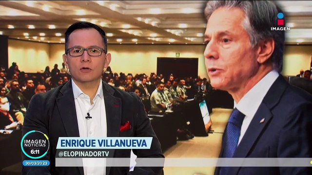 Antony Blinken elogió al canciller Marcelo Ebrard