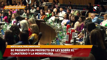 Parlamento de la Mujer 2023 | Se presentó un proyecto de ley sobre el climaterio y la menopausia