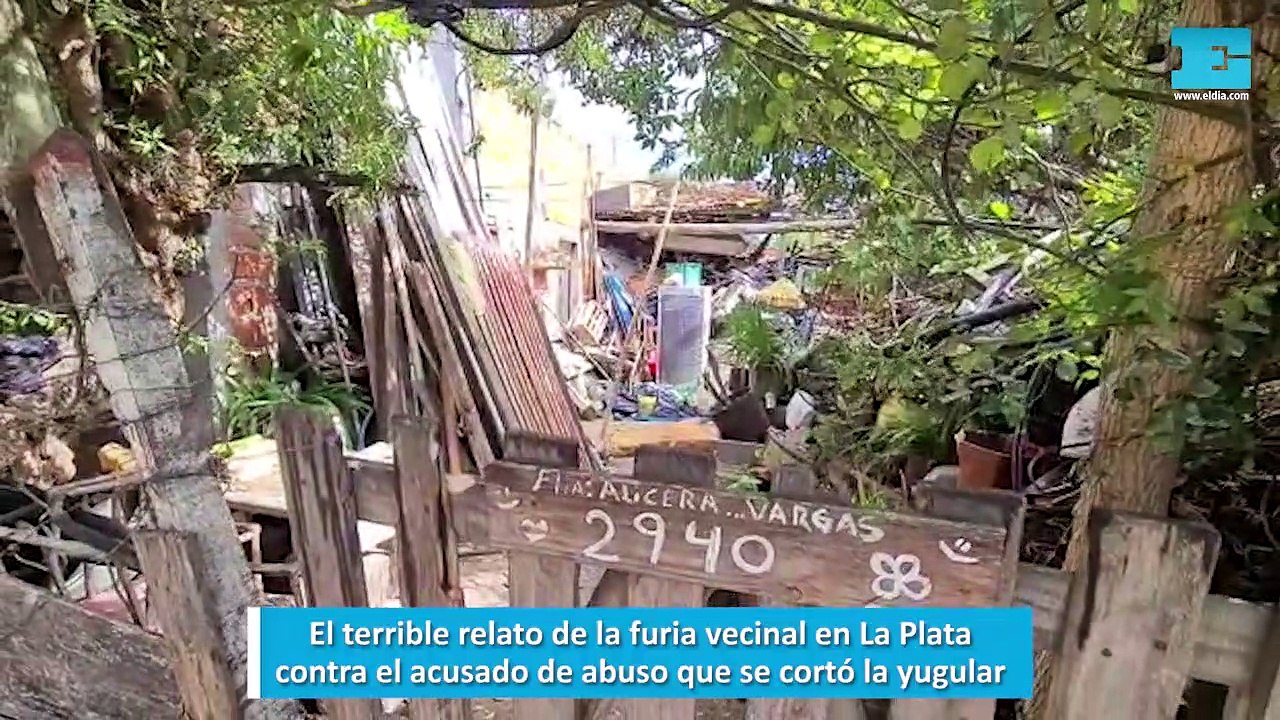 El terrible relato de la furia vecinal en La Plata contra el acusado de abuso que se cortó la yugular