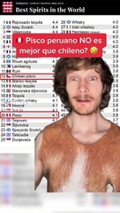 Finlandés mostró su indignación por ubicación del pisco chileno sobre el peruano en ranking