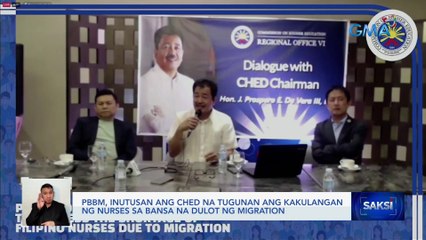 PBBM, inutusan ang CHED na tugunan ang kakulangan ng nurses sa bansa na dulot ng migration | Saksi