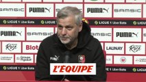 Genesio avant Lens : « En s'imposant, on pourrait recoller » - Foot - L1 - Rennes