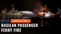 Basilan passenger ferry fire death toll climbs to 31