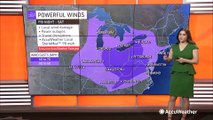 High winds to start the weekend across the Northeast