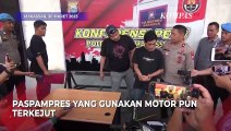 Detik-Detik Pemotor Nyaris Tabrak Mobil Jokowi saat Iring-iringan di Makassar