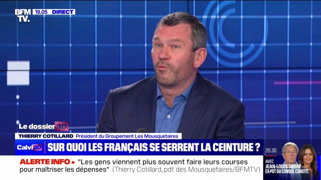 Thierry Cotillard (Les Mousquetaires): Il n'y a plus d'achats superflus, le textile est en chute libre