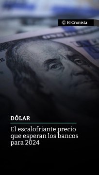 Alerta dólar: el escalofriante precio que esperan los bancos para 2024