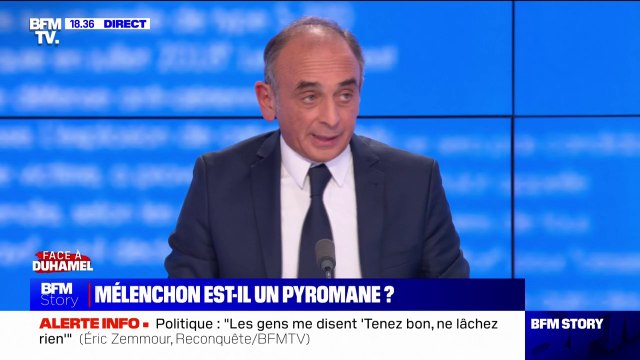 Éric Zemmour: Il ne peut pas y avoir de violences policières, car la police, et donc l'État, a le monopole de la violence légitime