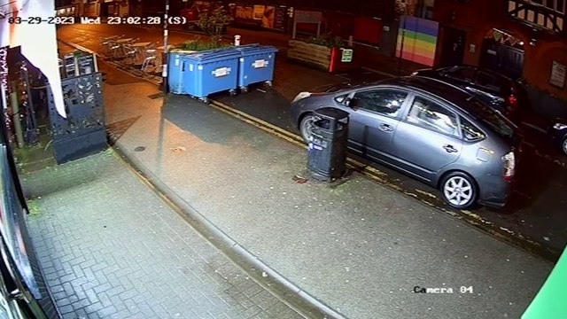 Shocking CCTV shows thugs attacking a pensioner as he walked home from a mosque in Kings Heath, Birmingham, after evening prayers