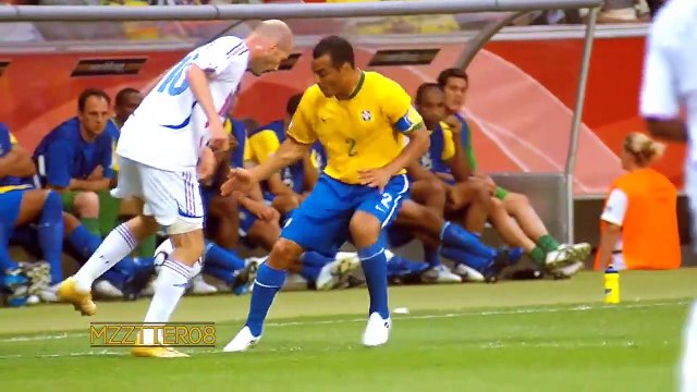 Zidane humiliating Brazil World Cup 2006