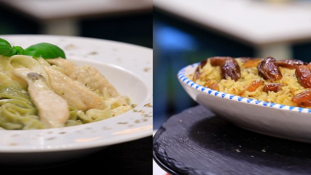 Tagliatelles poulet et champignons, Rfisa - koujinetna haka Romdhan 2 EP 08