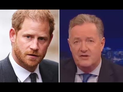 Harry vuole il controllo completo su ciò che si dice su di lui, dice un furioso Piers Morgan