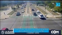En una maniobra imprudente, un conductor despiadado chocó y abandonó a un ciclista en La Plata