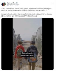 BAKAN ÖZER'DEN 'HABABAM SINIFI' PAYLAŞIMI ÖĞRENMEN VE BİLGİNİN OLDUĞU HER YER OKULDUR