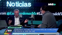 EDMUNDO JACOBO SE LLEVARÁ MÁS DE 10 MILLONES DE PESOS AL IRSE DEL INE