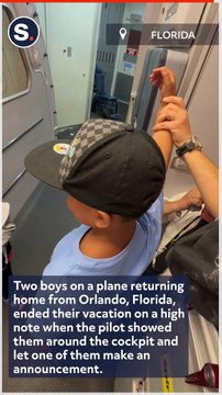 Pilot Introduces Little Boys as Honorary Crew to Passengers During Departure Delay