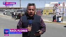 Migrantes en Ciudad Juárez: Así dormían en la estancia temporal