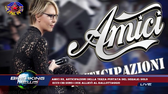 Amici 22, anticipazioni della terza puntata del serale: solo ecco chi sono i due allievi al ballott