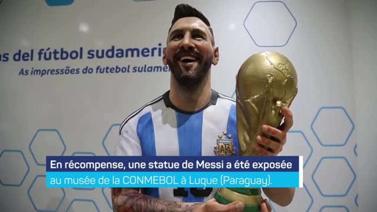 CdM 2022 - Messi rejoint Pelé et Maradona au musée de la CONMEBOL